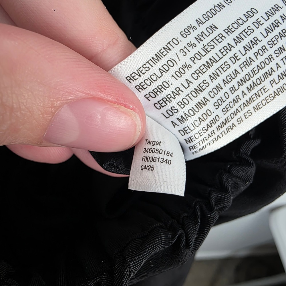KBB By Kahlana Black Gorpcore Utility Cargo Streetwear Mini Skort Skirt Size L - Picture 6 of 7